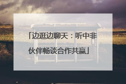 边逛边聊天：听中非伙伴畅谈合作共赢