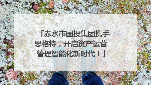 赤水市国投集团携手思格特，开启资产运营管理智能化新时代！