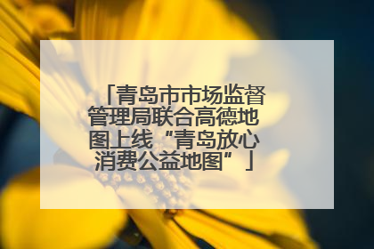 青岛市市场监督管理局联合高德地图上线“青岛放心消费公益地图”