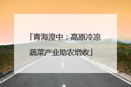 青海湟中：高原冷凉蔬菜产业助农增收