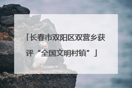 长春市双阳区双营乡获评“全国文明村镇”