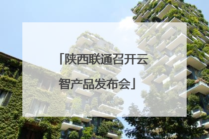 陕西联通召开云智产品发布会