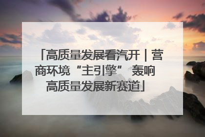 高质量发展看汽开｜营商环境“主引擎” 轰响高质量发展新赛道