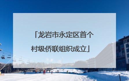 龙岩市永定区首个村级侨联组织成立