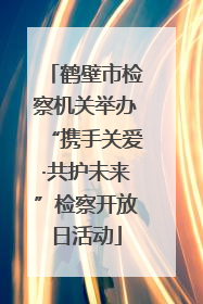 鹤壁市检察机关举办“携手关爱·共护未来”检察开放日活动