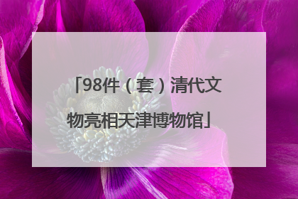 98件（套）清代文物亮相天津博物馆