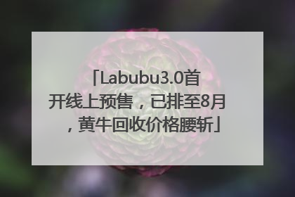 Labubu3.0首开线上预售，已排至8月，黄牛回收价格腰斩